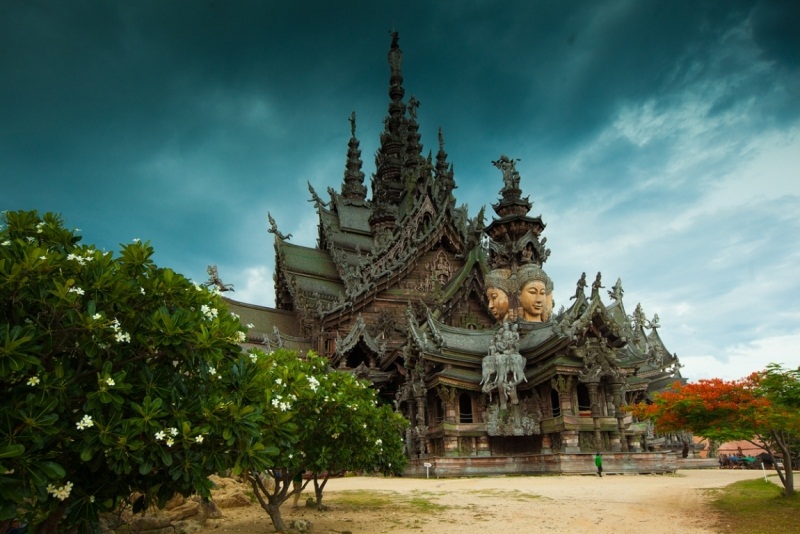 Храм истины в Паттайе, Тайланд (4)