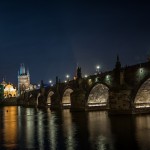 Ночной Карлов мост